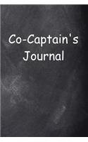 Co-Captain's Journal Chalkboard Design: (Notebook, Diary, Blank Book)(Career Journals Notebooks Diaries)