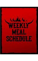 Weekly Meal Schedule
