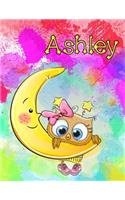 Ashley: Personalized Book with Name, Journal, Notebook, Diary, 365 Lined Pages, 8 1/2 X 11