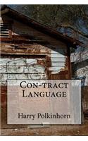 Con-tract Language