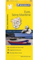 Eure, Seine-Maritime - Michelin Local Map 304: Map