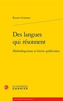 Des Langues Qui Resonnent