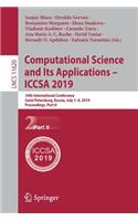 Computational Science and Its Applications – ICCSA 2019: 19th International Conference, Saint Petersburg, Russia, July 1–4, 2019, Proceedings, Part II(Theoretical Computer Science and General Issues)