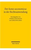 Der homo oeconomicus in der Rechtsanwendung