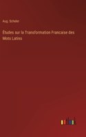 Études sur la Transformation Francaise des Mots Latins