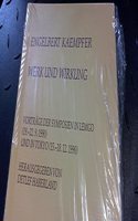 Engelbert Kaempfer. Werk Und Wirkung