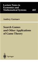 Search Games and Other Applications of Game Theory