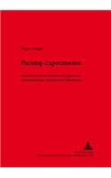 Parsing-Experimente