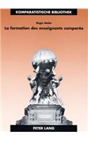 La Formation Des Enseignants Comparee
