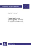 Funktionale Grenzen Synoekologischer Systeme