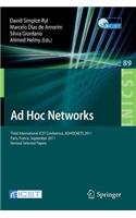 Ad Hoc Networks