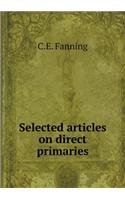 Selected Articles on Direct Primaries