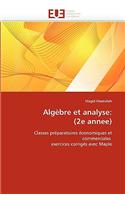 Algebre Et Analyse