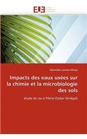 Impacts des eaux usées sur la chimie et la microbiologie des sols