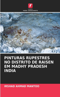 Pinturas Rupestres No Distrito de Raisen Em Madhy Pradesh India