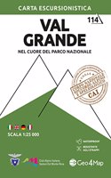 Val Grande: Wanderkarte 1:25000