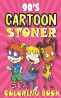 90's Cartoon Stoner Coloring Book