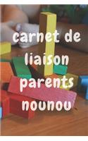 Carnet de liaison Parents Nounou