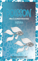 Livres à colorier pour adultes - Relaxation et soulagement du stress - Animaux - Poisson