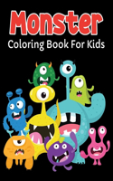 Monster Coloring Book: Funny Monsters Activity Book for Kids Ages 4-8, Boys or Girls