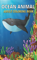 Ocean Animal Adult Coloring Book