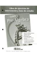 Pre-Algebra, Spanish Study Guide and Intervention Workbook