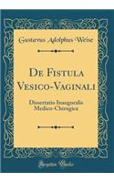 De Fistula Vesico-Vaginali: Dissertatio Inauguralis Medico-Chirugica (Classic Reprint)