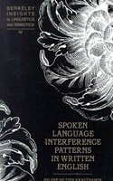 Spoken Language Interference Patterns in Written English