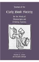 Journal of the Early Book Society Vol 12