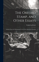 Oxford Stamp, and Other Essays