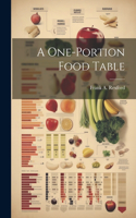 One-portion Food Table