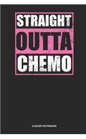Cancer Notebook: Lined Log Book For Survivor And Fighter Against The Tumor: Straight Outta Chemo Journal Cancer Disease Awareness Gift