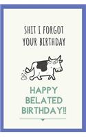 Belated Happy Birthday