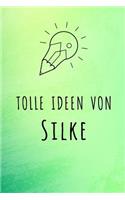 Tolle Ideen von Silke: Kariertes Notizbuch mit 5x5 Karomuster für deinen Vornamen