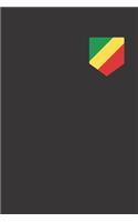 Congo Republic Flag Notebook Journal: Congo Republic Flag Notebook Journal Gift Dot Grid 6 x 9 120 Pages