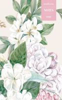 Cornell System Notes 110 Pages: Vintage Floral Notebook for Professionals and Students, Teachers and Writers - Hydrangea and Lilies Pattern