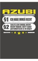 Azubi §1 Ich Habe Immer Recht §2 Sollte Ich Einmal Nicht Recht Haben, Tritt Ganz Automatisch §1 In Kraft
