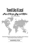 Travel Like a Local - Map of Camps Bay and Clifton (Black and White Edition)