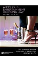 Alcohol and Entertainment Licensing Law