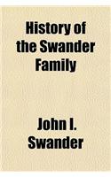History of the Swander Family