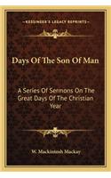 Days of the Son of Man