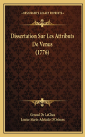 Dissertation Sur Les Attributs de Venus (1776)