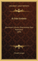 de Fidei Symbolo