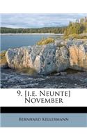 Der 9. November, Roman Von Bernhard Kellermann.