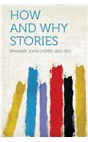 How and Why Stories
