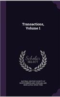 Transactions, Volume 1