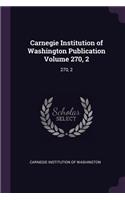 Carnegie Institution of Washington Publication Volume 270, 2