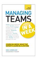 Managing Teams in a Week: Teach Yourself