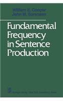Fundamental Frequency in Sentence Production