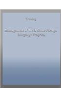 Management of the Defense Foreign Language Program